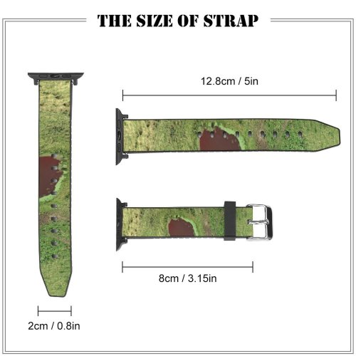 yanfind Watch Strap for Apple Watch Crater Wallpapers Pictures Volcano Outdoors Creative  Images Commons Compatible with iWatch Series 5 4 3 2 1