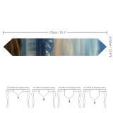 Yanfind Table Runner Landscape Peak Tekapo Pictures Outdoors Stock Snow Alps Sunset Glacier Free Everyday Dining Wedding Party Holiday Home Decor