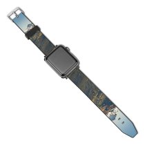 yanfind Watch Strap for Apple Watch Landscape Peak Wilderness Slope Pictures Sea Outdoors Stock Grey Free Range Compatible with iWatch Series 5 4 3 2 1