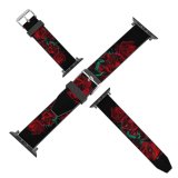 yanfind Watch Strap for Apple Watch Daniel Olah Flowers Dark Roses Flower Bouquet Compatible with iWatch Series 5 4 3 2 1