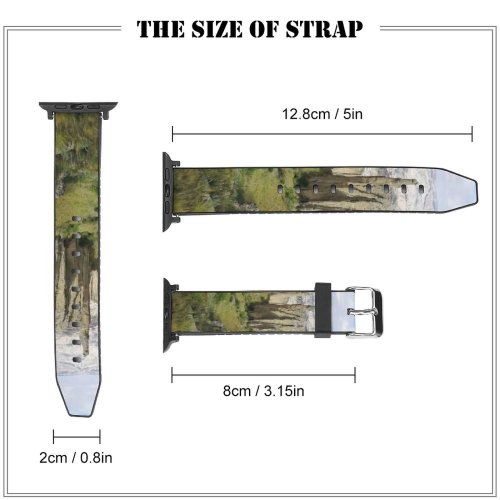 yanfind Watch Strap for Apple Watch Scenery  Mesa Ground Outdoors Wallpapers Valley Creative Images Cliff Landscape Compatible with iWatch Series 5 4 3 2 1
