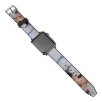 yanfind Watch Strap for Apple Watch Funny Curiosity Sit Cat Little  Family Pet Fur Compatible with iWatch Series 5 4 3 2 1