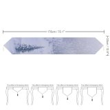 Yanfind Table Runner Pine Winter Forest Sky Tree Storm Blizzard Frost Winter Spruce Atmospheric Freezing Everyday Dining Wedding Party Holiday Home Decor