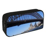 yanfind Pencil Case YHO Arch Sydney Cantilever Brug  Arch Fixed Skyway Harbour Sky Truss Tied Zipper Pens Pouch Bag for Student Office School
