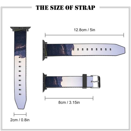 yanfind Watch Strap for Apple Watch Sankt Peak Wolfgang Pictures Outdoors Austria Redmountain Stock Free Range Compatible with iWatch Series 5 4 3 2 1