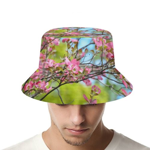 yanfind Adult Fisherman's Hat Flowers Flowers Spring Bokeh Beautiful Bloom Fishing Fisherman Cap Travel Beach Sun protection