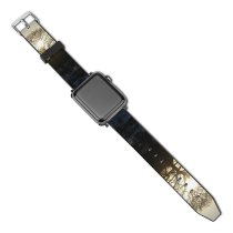yanfind Watch Strap for Apple Watch Tree  Sunset Fire Golden Light Sky Natural Landscape Sunlight Atmospheric Branch Compatible with iWatch Series 5 4 3 2 1