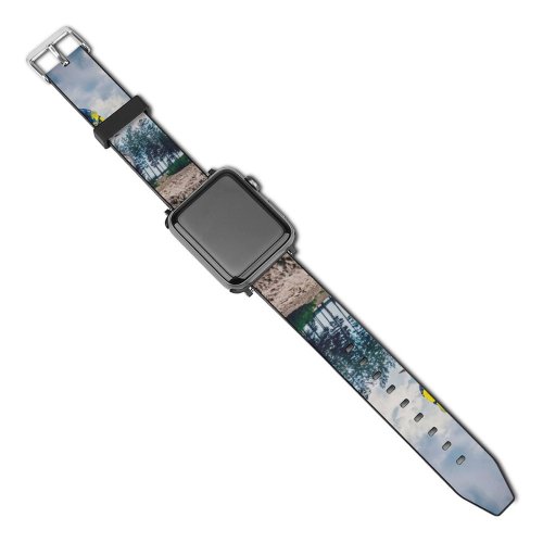 yanfind Watch Strap for Apple Watch Bikes Husqvarna EE Electric Compatible with iWatch Series 5 4 3 2 1