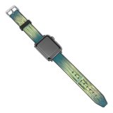 yanfind Watch Strap for Apple Watch Trees Lake Reflection Ripples Emerald Firs Evergreens Tree Natural Landscape Wilderness Forest Compatible with iWatch Series 5 4 3 2 1