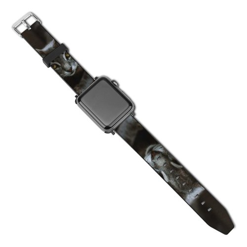 yanfind Watch Strap for Apple Watch Abyssinian Kitten Cat Wallpapers Manx Creative Images  Pictures Face Tabby Compatible with iWatch Series 5 4 3 2 1