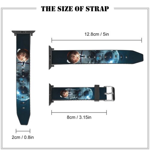 yanfind Watch Strap for Apple Watch Vadim Sadovski Space Astronaut Planetary System Space Suit Space Travel  Orbital Compatible with iWatch Series 5 4 3 2 1