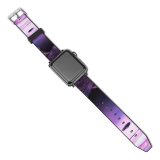 yanfind Watch Strap for Apple Watch Visar Neziri Sunset Scenery Rocks Lake Purple Sky Compatible with iWatch Series 5 4 3 2 1