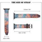 yanfind Watch Strap for Apple Watch Sky Domain Sunset Public Texture Outdoors Wallpapers Images Sunrise Pictures Cloud Compatible with iWatch Series 5 4 3 2 1