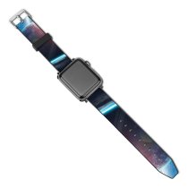 yanfind Watch Strap for Apple Watch Vadim Sadovski Space Planets Orbital Ring   Galaxy Planets Horizon Compatible with iWatch Series 5 4 3 2 1