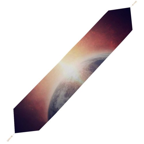 Yanfind Table Runner Comfreak Space Earth Planet Universe Space Travel Space Adventure Astronaut Sun Light Everyday Dining Wedding Party Holiday Home Decor