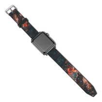 yanfind Watch Strap for Apple Watch Drop Universe Lake Abstract Grey Nebula Colour Outer Space PNG Wallpapers Compatible with iWatch Series 5 4 3 2 1