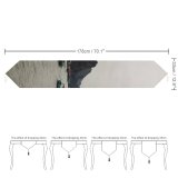 Yanfind Table Runner Boats Bay Tourism Ha Port Archipelago Landscape Daylight Mountains Pier Travel Watercrafts Everyday Dining Wedding Party Holiday Home Decor