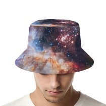 yanfind Adult Fisherman's Hat Space Westerlund Celestial Fireworks Star Cluster Constellation Astronomy Galaxy Milky Way Burning Fishing Fisherman Cap Travel Beach Sun protection