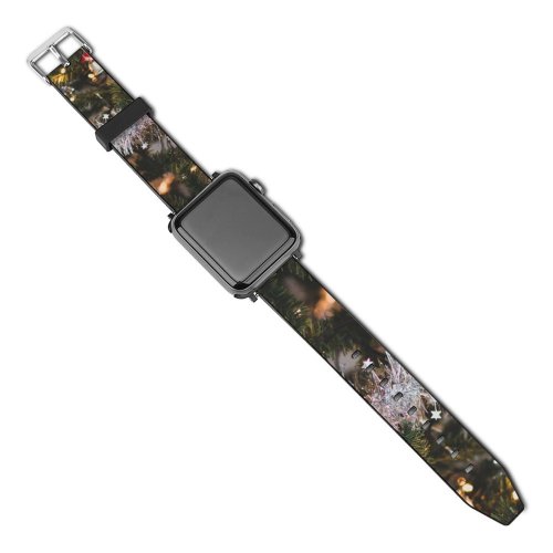 yanfind Watch Strap for Apple Watch Abies Silent Plant Origami Warm Indoor Silver Pictures PNG Diy Tree Compatible with iWatch Series 5 4 3 2 1