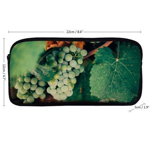 yanfind Pencil Case YHO Leafe Images Spain Flora  Grapes Frontera Wallpapers Plant De Produce Pérez Zipper Pens Pouch Bag for Student Office School