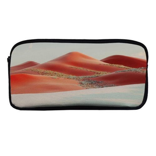 yanfind Pencil Case YHO Sand Dunes Desert Landscape Evening  X Microsoft Zipper Pens Pouch Bag for Student Office School