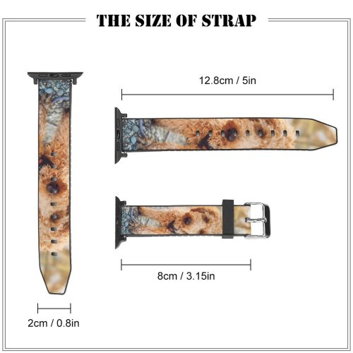 yanfind Watch Strap for Apple Watch Dog Pet Free Pictures Poodle Images Puppies Compatible with iWatch Series 5 4 3 2 1