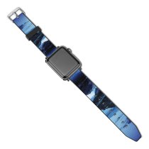 yanfind Watch Strap for Apple Watch River Creek Forest  Landscape Beautiful Flowing  Composit Natural Tree Outdoor Compatible with iWatch Series 5 4 3 2 1