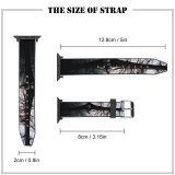 yanfind Watch Strap for Apple Watch Winter Beautiful Lake Morning Natural Atmospheric Landscape Reflection Sky  Branch Tree Compatible with iWatch Series 5 4 3 2 1