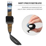 yanfind Watch Strap for Apple Watch Ioannina Range Sky  Tzoumerka Housing Wilderness Free Bunker Kalarrites Outdoors Compatible with iWatch Series 5 4 3 2 1