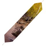 Yanfind Table Runner Collins Aspen Trees Pathway Forest Rocks Trails Beautiful Everyday Dining Wedding Party Holiday Home Decor