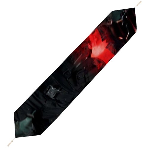 Yanfind Table Runner Davion Washington Graphics CGI Hood DC Comics Superheroes Cosplay Everyday Dining Wedding Party Holiday Home Decor