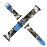 yanfind Watch Strap for Apple Watch Trees Bushes  Snow Mountains Outdoor Rocks Scenery Stone Stones Sunlight Spring Compatible with iWatch Series 5 4 3 2 1