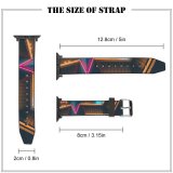 yanfind Watch Strap for Apple Watch United Building Lighting Bulb Winnetka Angeles Los Pictures Lights Abstract Light Compatible with iWatch Series 5 4 3 2 1