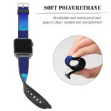 yanfind Watch Strap for Apple Watch Landscape Night  Falling  Mountains Compatible with iWatch Series 5 4 3 2 1