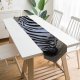 Yanfind Table Runner Zebra Grazing Africa Stripes Feeding Grass Vertebrate Terrestrial Wildlife Snout Mane Everyday Dining Wedding Party Holiday Home Decor
