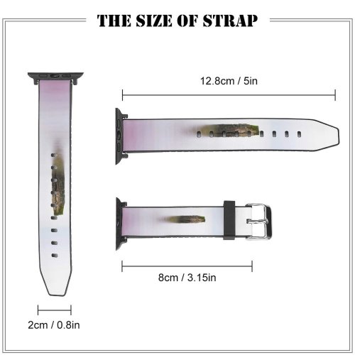 yanfind Watch Strap for Apple Watch United Beach Romney English Post Pictures Sea Outdoors Stock  Dream Compatible with iWatch Series 5 4 3 2 1