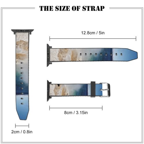 yanfind Watch Strap for Apple Watch Eruption National Domain Pictures Outdoors Wy Grey Wyoming Volcano Park Public Compatible with iWatch Series 5 4 3 2 1