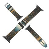 yanfind Watch Strap for Apple Watch Rural Countryside National Plant Farm Pictures PNG Grassland Outdoors Tetons Sunset Compatible with iWatch Series 5 4 3 2 1