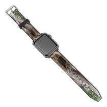 yanfind Watch Strap for Apple Watch Tree Trunk Jungle Ruin Angkor Cambodia Forest Trees Root Ruins Ancient History Compatible with iWatch Series 5 4 3 2 1