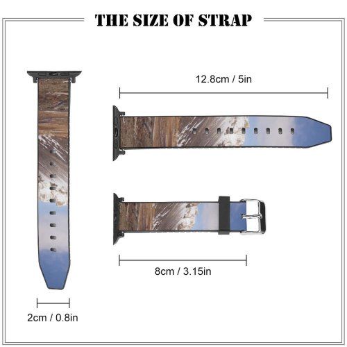 yanfind Watch Strap for Apple Watch Vestrahorn Peak Beauty Iceland Pictures Winter Outdoors Tour Tops Free Range Compatible with iWatch Series 5 4 3 2 1