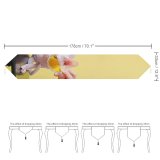 Yanfind Table Runner Fun Child Sit Cute Young Baby Little Happiness Girl Portrait Humor Everyday Dining Wedding Party Holiday Home Decor