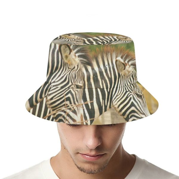 yanfind Adult Fisherman's Hat Zebra Zebras Mammals Snout Stripes Organism Eye Adaptation Zebra Terrestrial Wildlife Fishing Fisherman Cap Travel Beach Sun protection