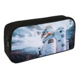yanfind Pencil Case YHO Comfreak Radioactive Suit Butterfly Science Clouds Sky Reflection Nuclear Zipper Pens Pouch Bag for Student Office School