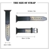 yanfind Watch Strap for Apple Watch Winter Cloud Sky Architecture Reflection Horizon Atmospheric Post Net Goal Evening Snow Compatible with iWatch Series 5 4 3 2 1