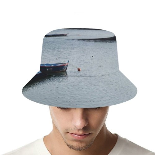 yanfind Adult Fisherman's Hat Vehicle Calm Vessel Tourism Coast Sea Boat Ocean Anchor Fishing Salerno Watercraft Fishing Fisherman Cap Travel Beach Sun protection