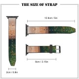 yanfind Watch Strap for Apple Watch Walkway Trail Plant Trunk Pictures Outdoors Tree Free Vegetation Hike Leaves Compatible with iWatch Series 5 4 3 2 1