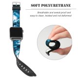 yanfind Watch Strap for Apple Watch Landscape Cave Iceland Pictures Winter Outdoors Desktop Snow  Free Gigjökull Compatible with iWatch Series 5 4 3 2 1