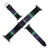 yanfind Watch Strap for Apple Watch Technology Razer Cyber City Neon Colorful Cityscape Futuristic Compatible with iWatch Series 5 4 3 2 1