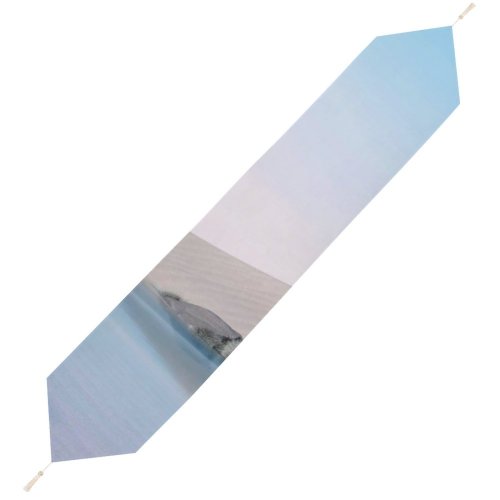 Yanfind Table Runner Desert Lake Clear Sky Ice Microsoft Go Everyday Dining Wedding Party Holiday Home Decor