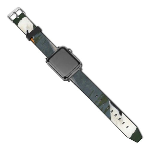yanfind Watch Strap for Apple Watch Swans Birds Neck  Lake River Bird  Vertebrate Beak Ducks Geese Compatible with iWatch Series 5 4 3 2 1